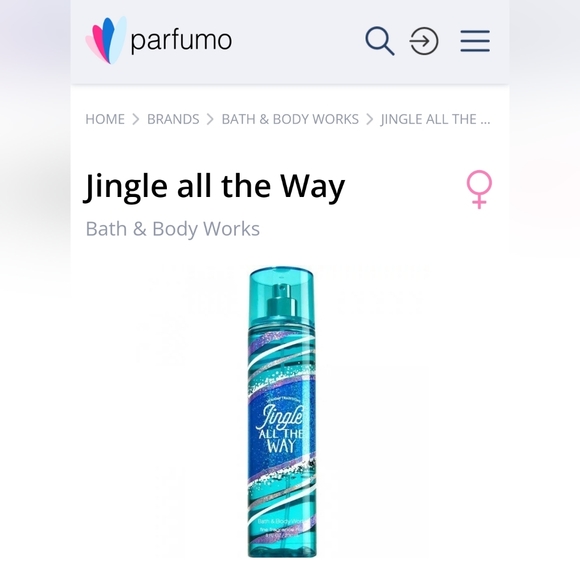 HTF🔥Bath & Body Works Jingle All The Way Fine Fragrance Mist - Picture 4 of 5